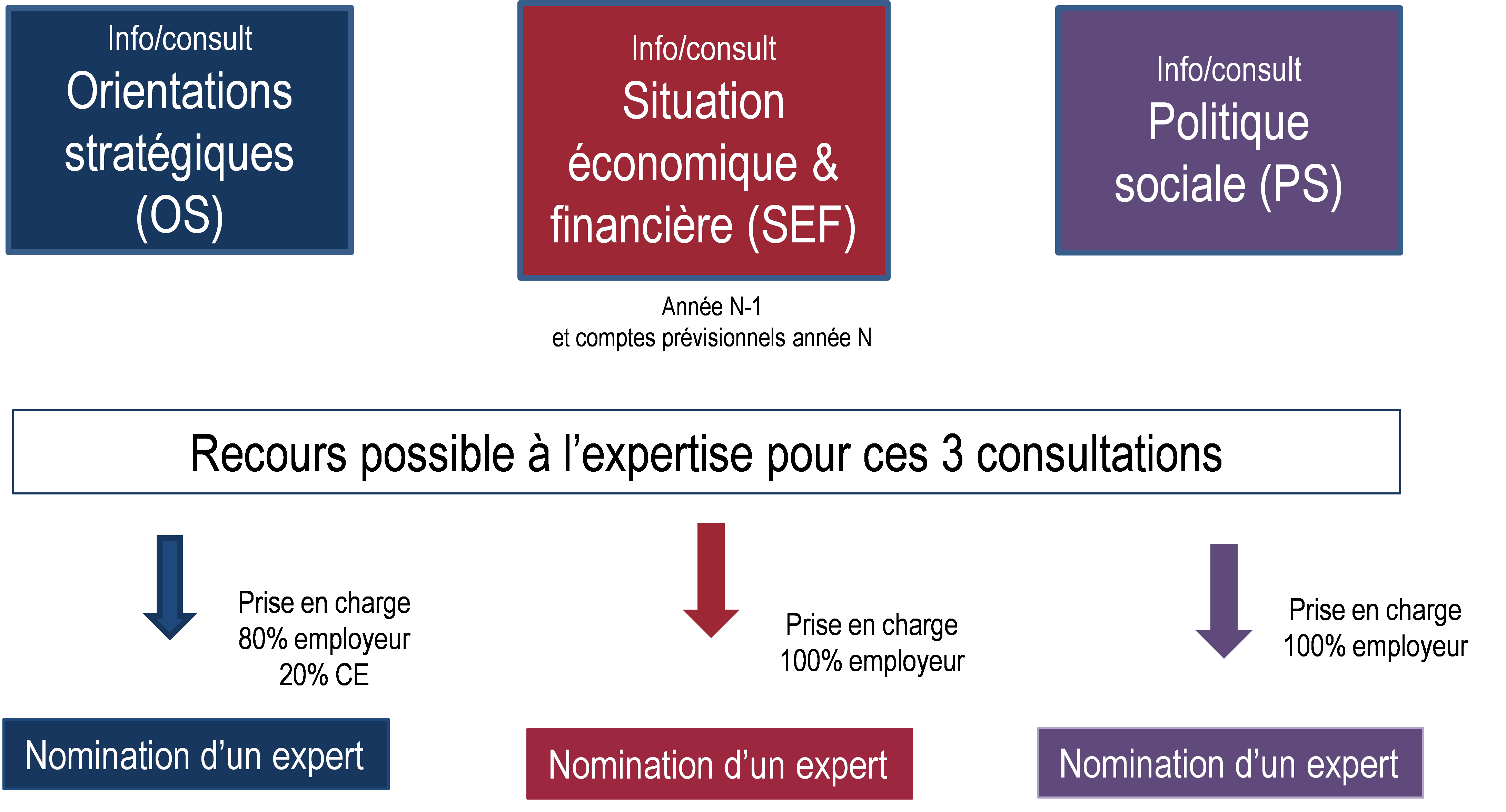 Les 3 consultations récurrentes du CSE